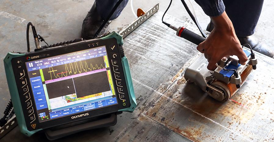 Corrosion Mapping with Wheel Probe