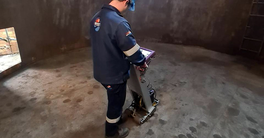Tank Floor Testing with MFL